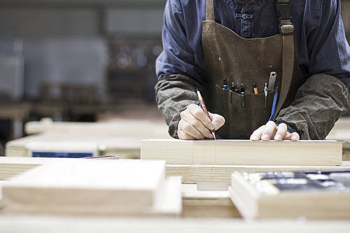 Hand of woodworking expert 050