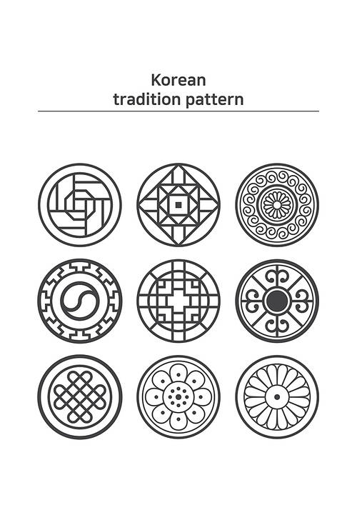 Korean traditional patterns004