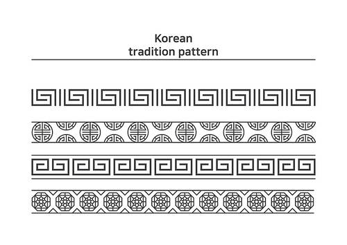 Korean traditional patterns012