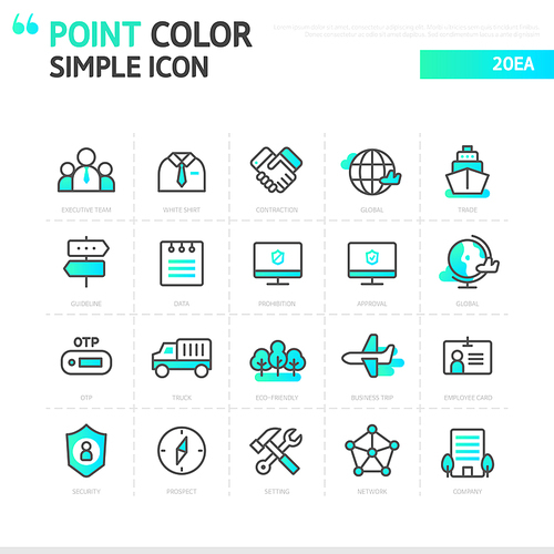 Practical gradient simple icon 02 (Binna)