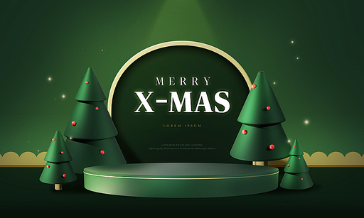 Various Christmas shopping event templates 01