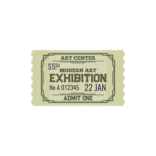 Ticket design