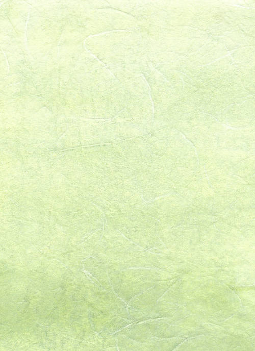 Hanji, a traditional Korean paper with a light green gradient.