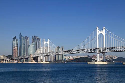 Gwangan Bridge and Marine City