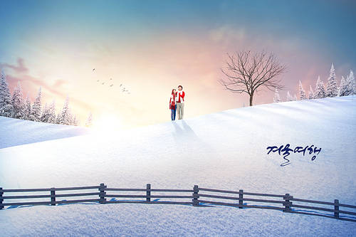 Winter couple 004