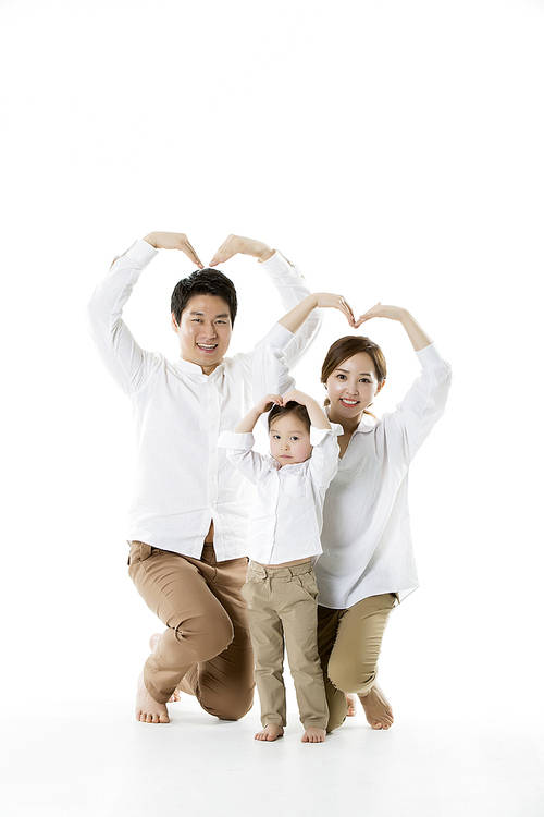 Happy family with children 072