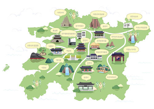 Korea tourist map 7