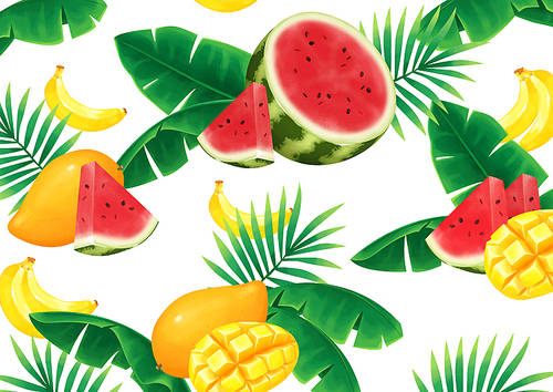 Summer Fruit Background 009