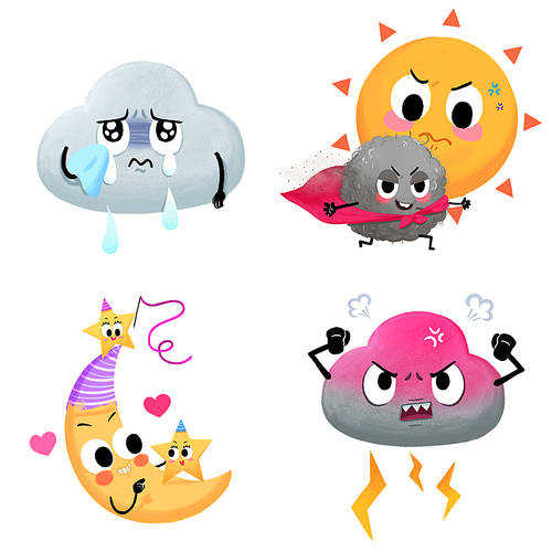 Weather Emoticons 002