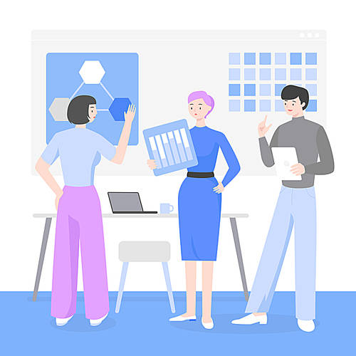 Business illustration 004