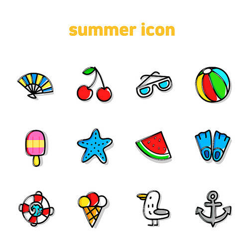 summer badge icon 001