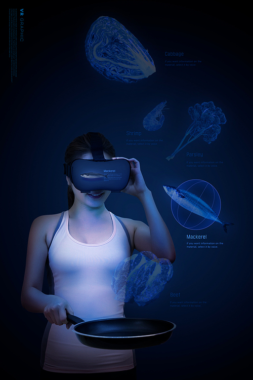 Dark atmospheric VR graphics