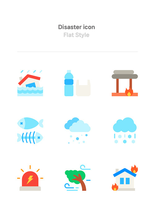 Natural Disaster Disaster Related Vector Image Illustration