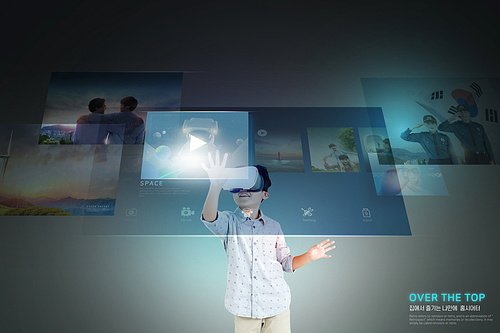 Children who enjoy various contents more vividly through vr with ott service