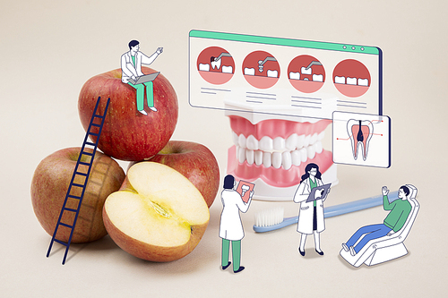 Research illustration_photo synthesis illustration graphic
