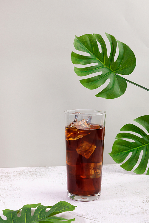 Summer drink_Americano coffee menu photo image