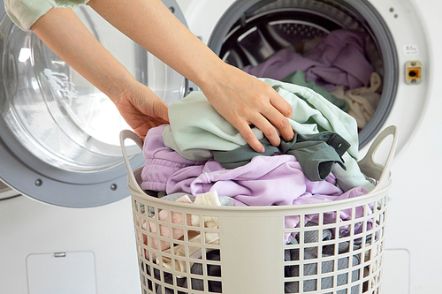 Laundry Laundry _ Photo image of laundry being put in the washing machine