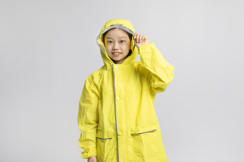 Child_Picture image wearing a raincoat
