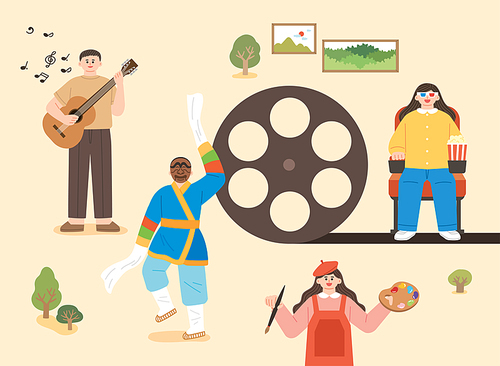 October Issue_Culture Day Vector Illustration