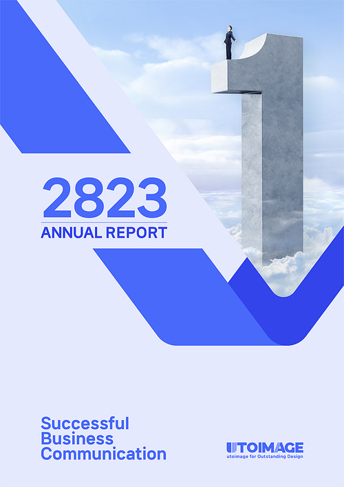 Cover_Annual Report vector illustration
