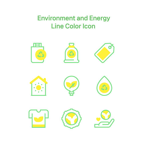 Energy research_line vector icon