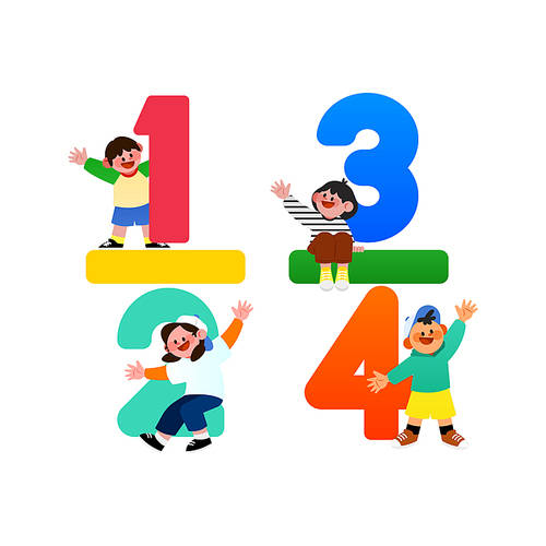 Children's Education_Mathematics subject vector illustration