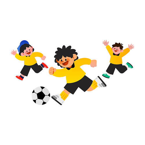 Children's education_physical education subject vector illustration