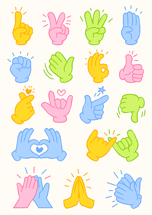 Finger finger movement source illustration