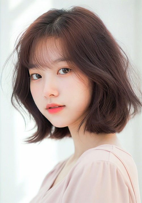 Women's hairstyle short hair