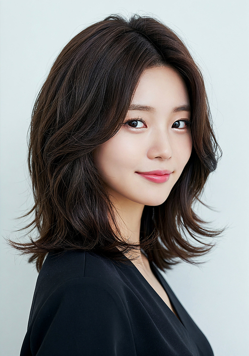 Women's hairstyle stopping