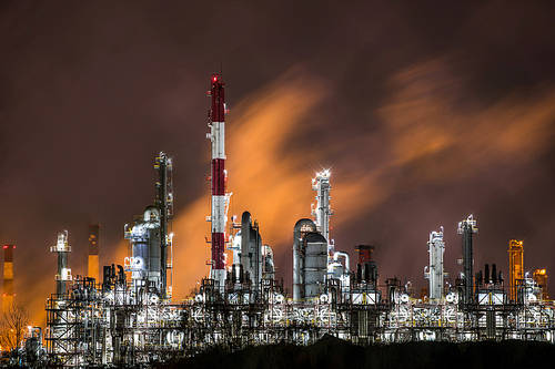 Night view of Ulsan Industrial Complex