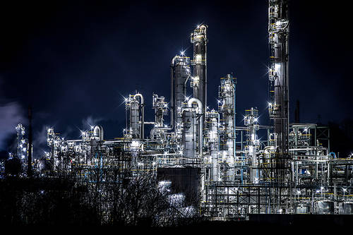 Night view of Ulsan Industrial Complex