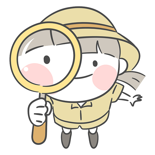 explorer character illustration